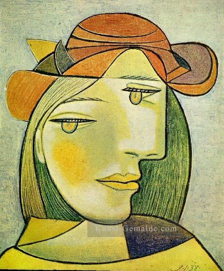 Portrait Woman 3 1937 cubism Pablo Picasso Ölgemälde